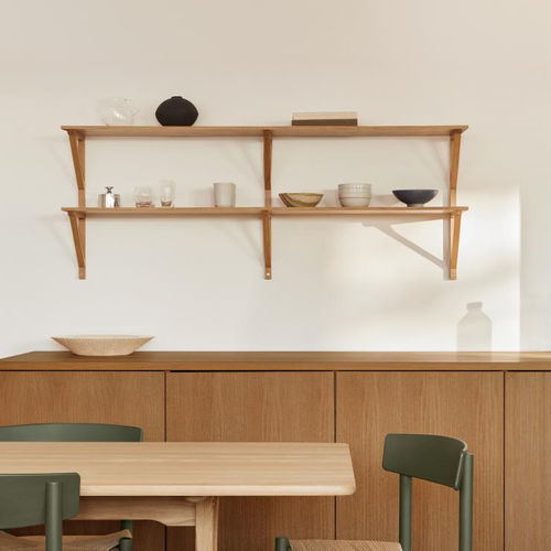 Настенный стеллаж - BM29 - Fredericia Furniture - современный / из дуба / из орехового дерева