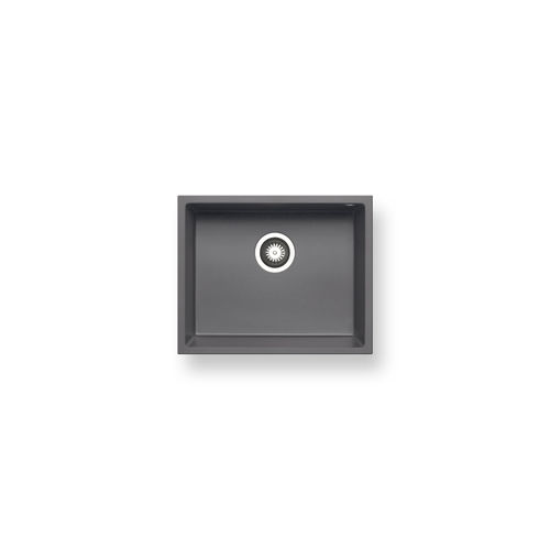 Кухонная раковина 1 чаша - TETRAGON 1B - PYRAMIS Deutschland GmbH - без сушки / из гранита / встраиваемая снизу