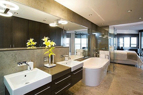 Настенная декоративная панель - BATHROOM - Alubond Europe - для влажного помещения / из металла / композит