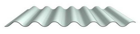 Покрытие из стального листа - FISCHERWELLE SINUS 42 - Fischer Profil GmbH  - волнистое