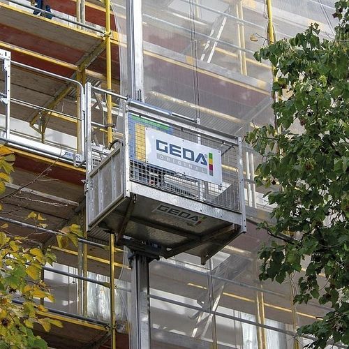 Подъемник для стройки - 300 Z - GEDA GmbH - для зданий