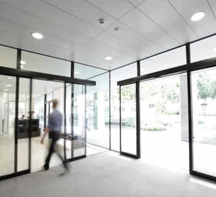 Входная дверь - Energy-saving (PSW) - Gilgen Door Systems AG  - из стали / раздвижная / застекленная