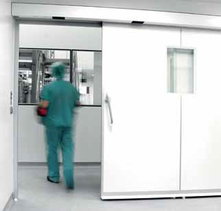 Входная дверь - Hermetic (SLX-D) - Gilgen Door Systems AG  - из стекла / раздвижная / полузастекленная