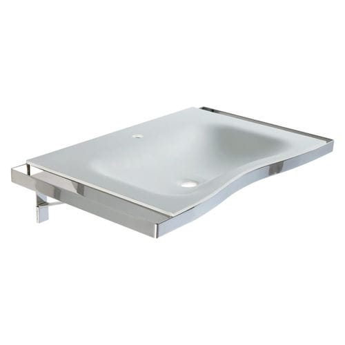 Раковина из Corian® - B46CNM05 - PONTE GIULIO - подвесная / из камня / из нержавеющей стали