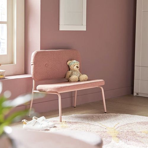 Современная скамейка - Chill - LIFETIME Kidsrooms - из металла / из ткани / со спинкой