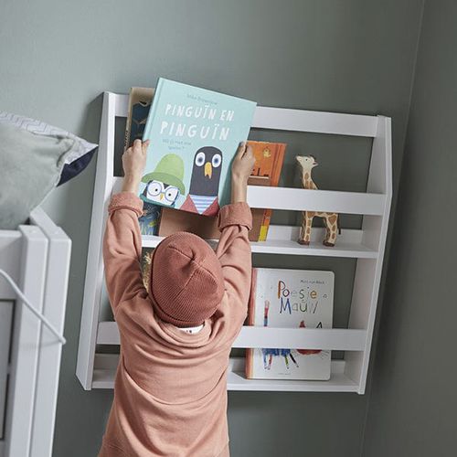 Настенный книжный шкаф - 167-01W - LIFETIME Kidsrooms - современный / из сосны / белый