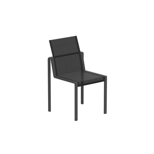 Современный cтул для столовых - ALURA 47 - Royal Botania - для наружного применения / из Batyline® / с основанием из алюминия