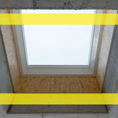 Оконный проем из пенополиуретана - VELUX AUFSETZKRANZ - Linzmeier Bauelemente GmbH  - сборный / термоизоляционный