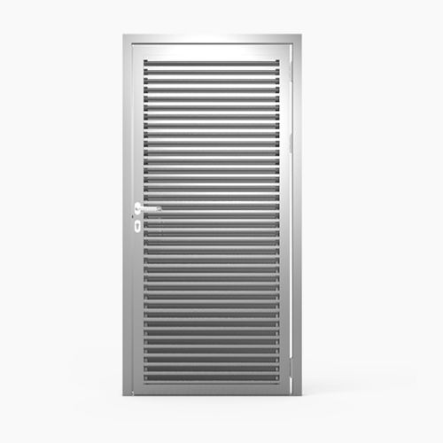 Входная дверь - SINGLE-PANEL : 622 - MLL-HAMBURG® - из алюминия / створчатая / заподлицо