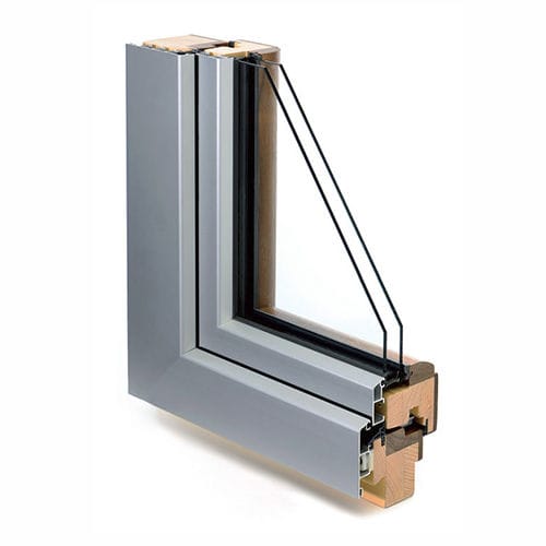 Окно из дерева - MIRA 67 / 78 - Rauh SR Fensterbau - из алюминия / со створкой / с двойным остеклением