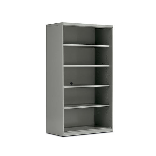 Современный книжный шкаф - ESSENTIALS - Allsteel - для хранения / из дерева / из металла