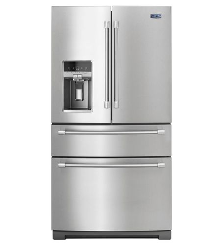 Американский холодильник с морозильной камерой - MFX2876DRM - Maytag - для бытового использования / отдельно стоящий / с нижней морозильной камерой