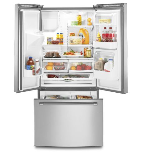 Американский холодильник с морозильной камерой - MFI2269DRM - Maytag - для бытового использования / отдельно стоящий / с нижней морозильной камерой