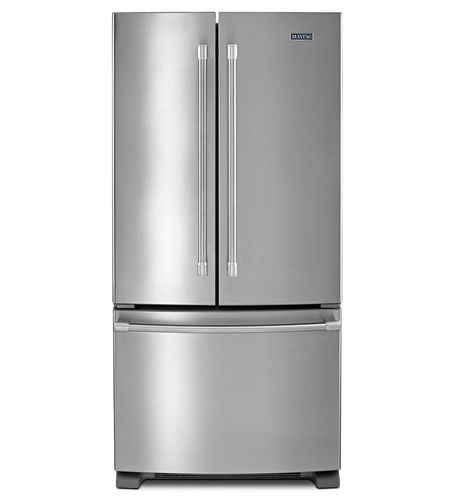 Американский холодильник с морозильной камерой - MFF2258DEM - Maytag - для бытового использования / отдельно стоящий / с нижней морозильной камерой