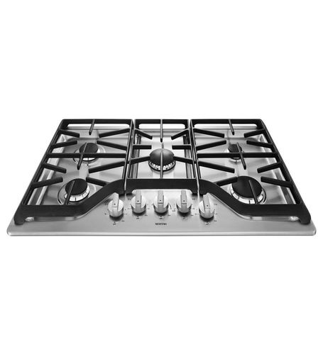 Газовая варочная панель - MGC9536DS - Maytag - 5 конфорок / встраиваемая / с поворотными регуляторами