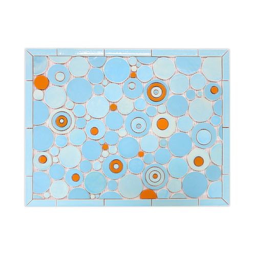 Мозаика из керамики - STOVE SPLASH - BUBBLES - Mercury Mosaics - для кухни / настенная / круглая