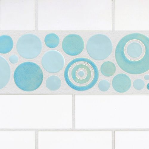 Отделочный профиль из керамики - BUBBLES - Mercury Mosaics - для плиточного пола