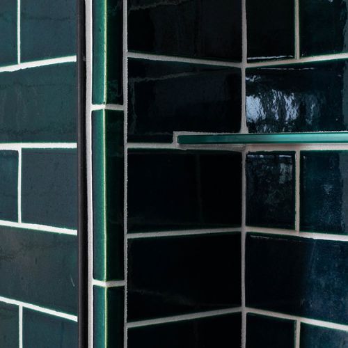 Отделочный профиль из керамики - V CAP - Mercury Mosaics - для плиточного пола / для наружных углов