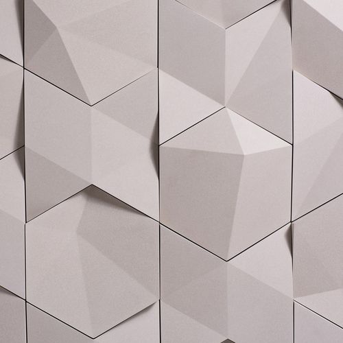 Плитка 3D - TIBA - kaza concrete - из бетона / для интерьера / настенная
