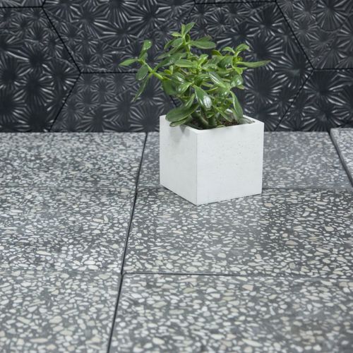 Плитка имитация терраццо - TR0X - kaza concrete - из бетона / из мрамора / из гранита