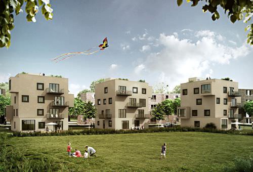 Сборное здание - BARMBEK - Stora Enso - из дерева / для многоквартирных домов / экологическое
