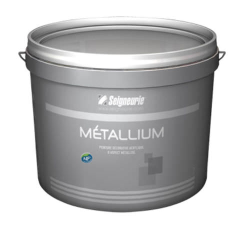 Декоративная краска - METALLIUM - Seigneurie - для стены / металлизированный эффект