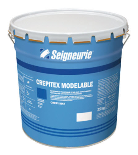 Штукатурка для облицовки - CREPITEX MODELABLE - Seigneurie - для наружного использования / для фасада / акриловая