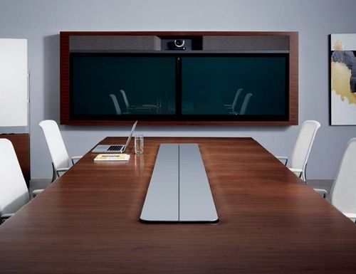 Современная мультимедийная мебель - PERFORMANCE CREDENZA  - Nucraft - модульная / для конференц-зала