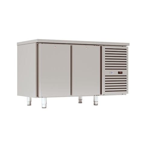 Холодильный салат-бар для профессионального использования - PRO 260 S - Kristal Endustriyel A.S. - 2 дверцы / с выдвижными ящиками / из нержавеющей стали