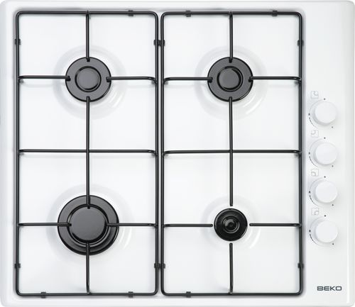 Газовая варочная панель - HIZG64120 - Beko - 4 конфорки / встраиваемая / с поворотными регуляторами