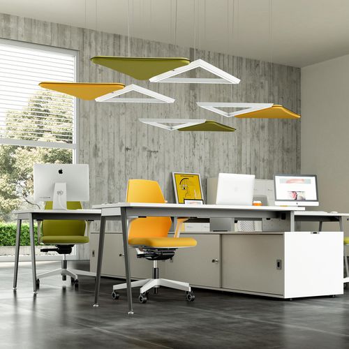 Подвесной акустический баффл - LIGHTSOUND   - Quadrifoglio Sistemi d'Arredo - декоративный