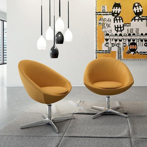 Современное кресло для посетителей - AGIO - Quadrifoglio Sistemi d'Arredo - из ткани / из хромированного металла / белое