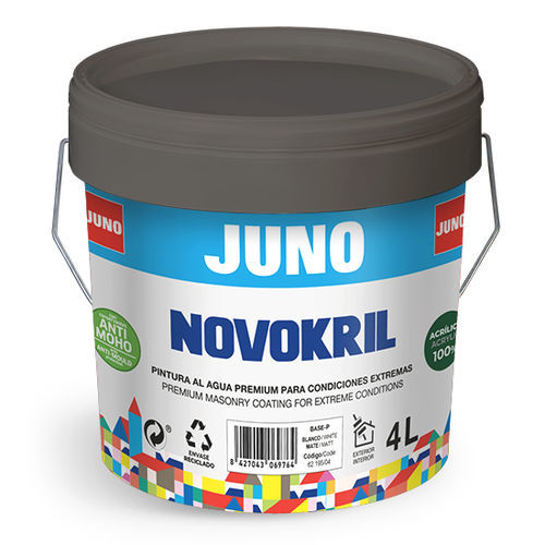 Декоративная краска - NOVOKRIL - JUNO - гидроизолирующая / для наружного применения / внутренняя