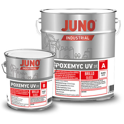 Декоративная краска - Poxemyc UV 2/C RAL 9006 - JUNO - защитная / для наружного применения / внутренняя