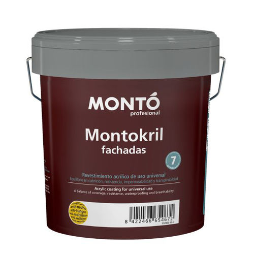Краска герметик - MONTOKRIL LISO - PINTURAS MONTO - защитная / гидроизолирующая / декоративная