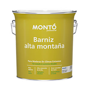 Защитный лак - BARNIZ ALTA MONTAÑA - PINTURAS MONTO - устойчивый к УФ-лучам / для дерева / глянцевый