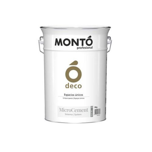 Грунтовка для каменной кладки - MICROCEMENT RESIN TR - PINTURAS MONTO - акриловая / на водной основе / для стены