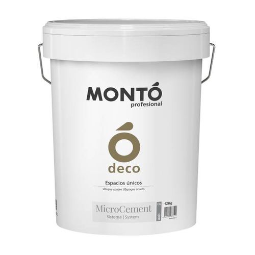 Штукатурка для отделки - MICROCEMENT WALLS - PINTURAS MONTO - для интерьера / для наружного применения / для гипса
