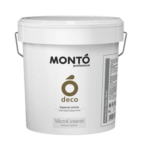 Гидроизолирующий лак - MICROCEMENT PROTECTOR DECO MAT - PINTURAS MONTO - акриловый / для дерева / устойчивый к истиранию