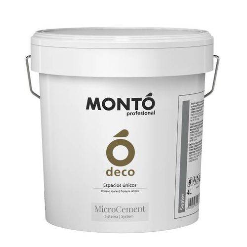 Герметик из акрила - MICROCEMENT  - PINTURAS MONTO - для защиты / клейкий / для стены