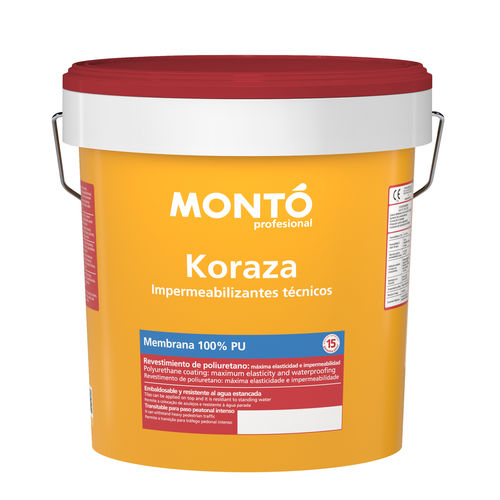 Жидкая гидроизоляция для защиты - KORAZA - PINTURAS MONTO - для террасы / бетон / для фасада