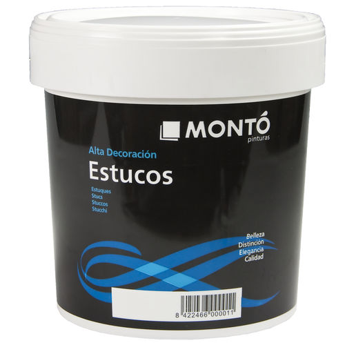 Штукатурка для отделки - PALLADIO - PINTURAS MONTO - для сглаживания / для интерьера / для наружного применения