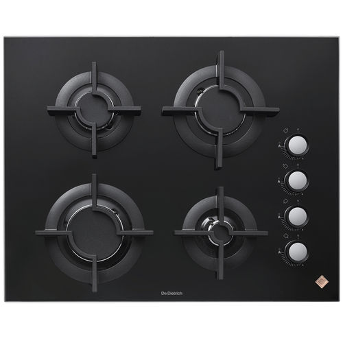 Газовая варочная панель - DPG7640B - DE DIETRICH ELECTROMENAGER - 4 конфорки / встраиваемая / с поворотными регуляторами