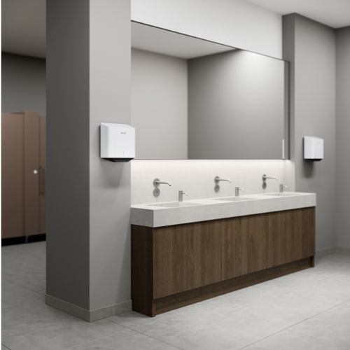 Электронная сушилка для рук - ULTRONIC PLUS - STIEBEL ELTRON - настенная / из металла / высокоскоростная