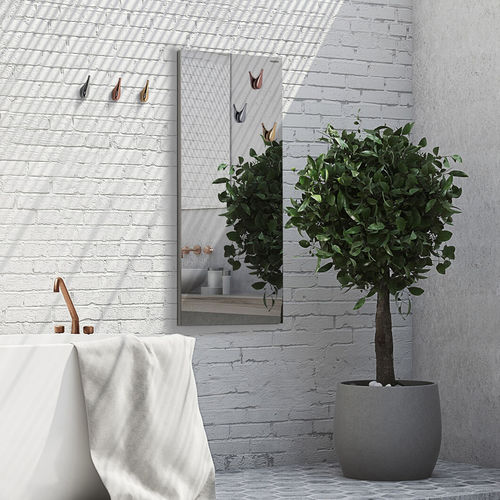 Полотенцесушитель на горячей воде - OLIVIN DROP - HAMMAM DESIGN RADIATOR - современный / из нержавеющей стали / зеркальный