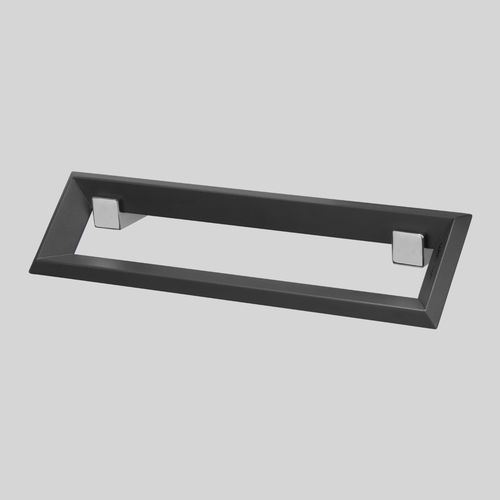 Кольцевая вешалка для полотенец - Blaze Rectangular - HAMMAM DESIGN RADIATOR - настенная / из нержавеющей стали / черная