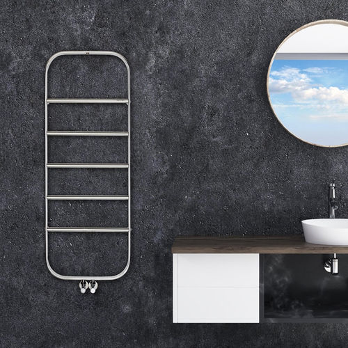 Полотенцесушитель на горячей воде - Spin  - HAMMAM DESIGN RADIATOR - 0...500 w / современный / из нержавеющей стали
