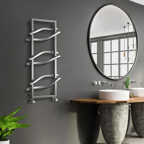 Полотенцесушитель на горячей воде - Eye  - HAMMAM DESIGN RADIATOR - современный / из нержавеющей стали / цвет по индивидуальному заказу