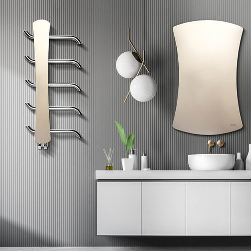 Полотенцесушитель на горячей воде - Charm  - HAMMAM DESIGN RADIATOR - электрический / дизайнерский / из нержавеющей стали