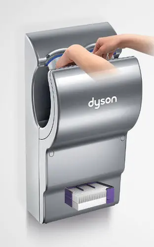 Сушилка электрическая для рук автомат dyson airblade ab14 db white steel